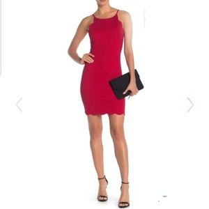 Love ... Ady Scalloped Bodycon Dress